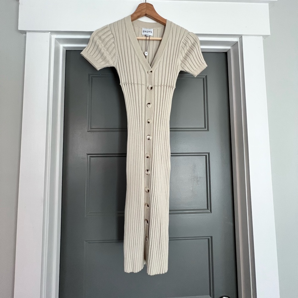 NWT SNDYS Nevada Dress in Cream